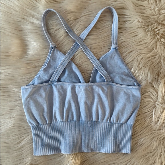 FREE PEOPLE Good Karma Crop Top Tank M/L - Picture 5 of 7